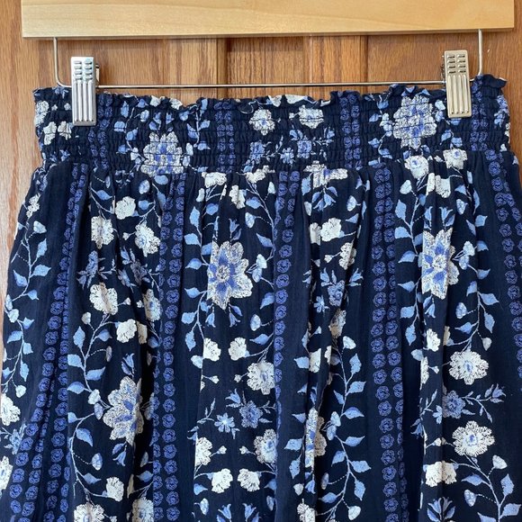Old Navy Womens Size S Skirt Floral Multicolor Boho Lined Pull On Elastic Waist - Picture 7 of 12